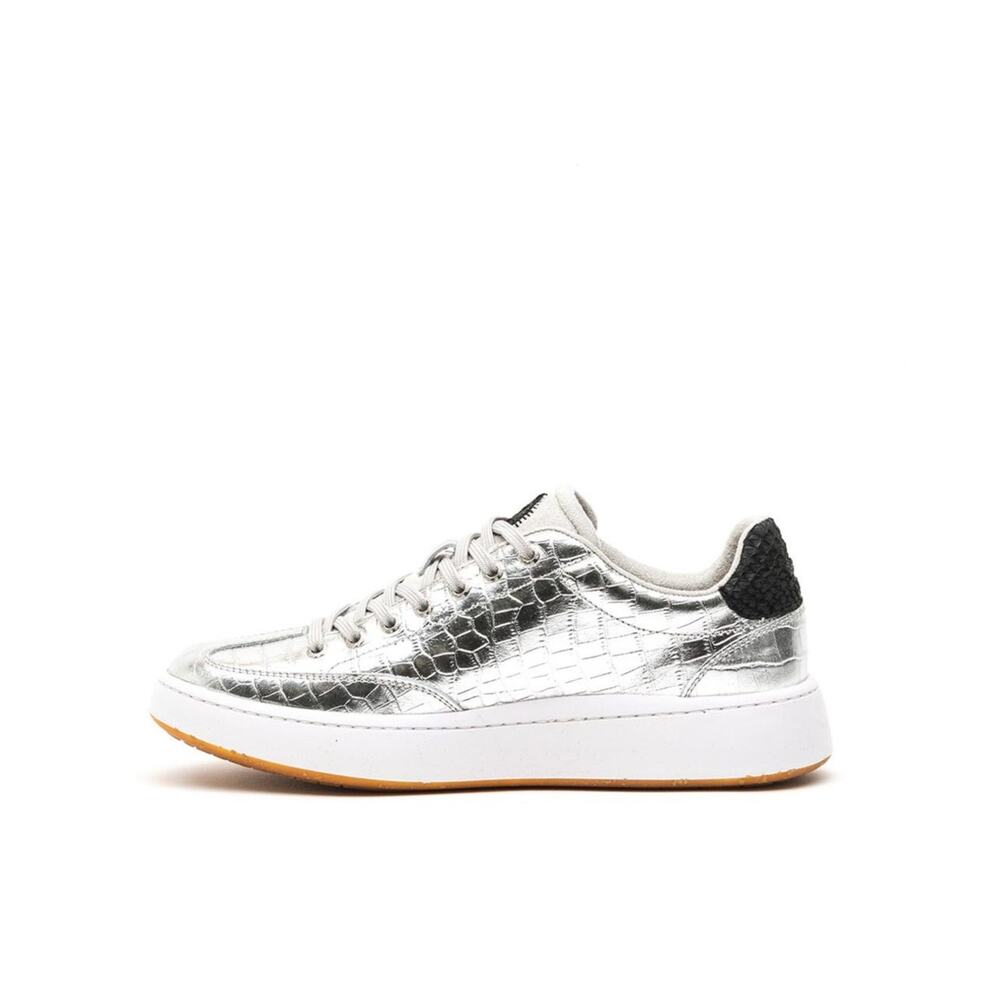 Woden Ydun Croc Print Metallic Tennis Shoes Women's 11